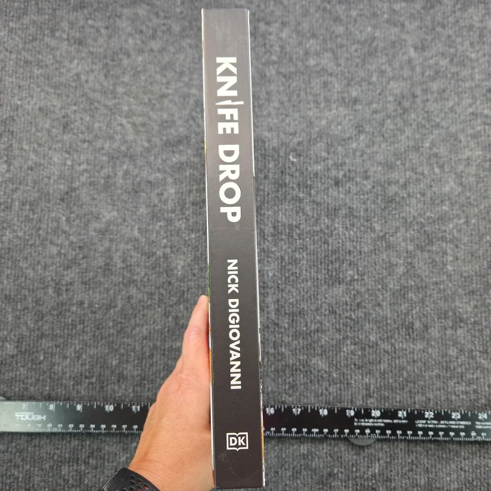 Nick DiGiovanni Knife Drop Cookbook Hardcover Gordon Ramsay Foreword Recipes